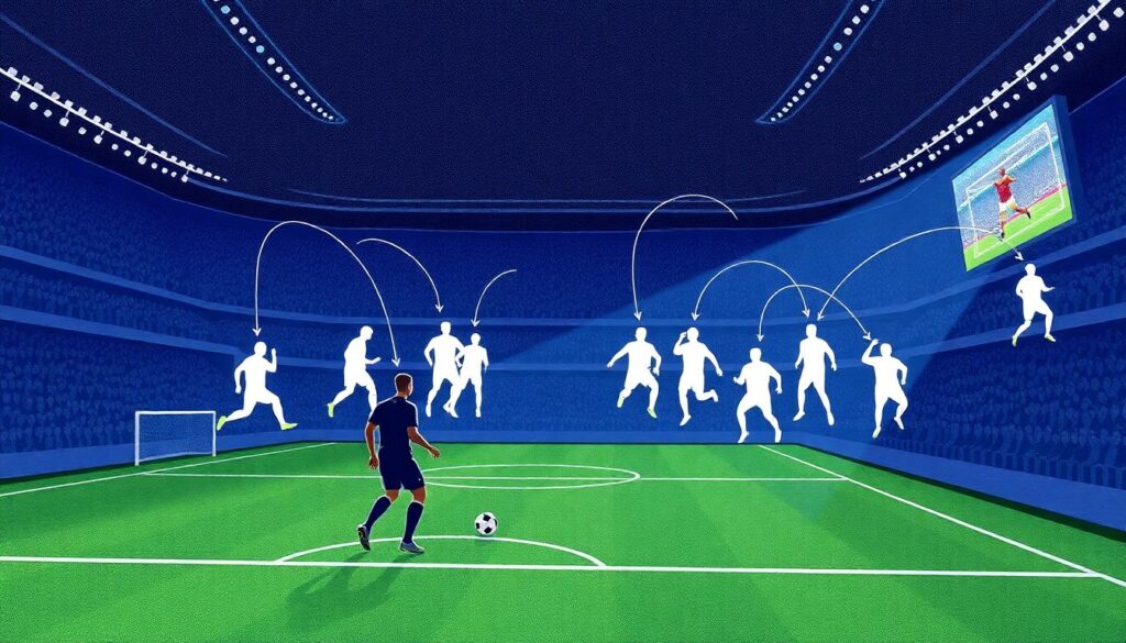 Топ-матчи с голами нападающих и их анализ - иллюстрация