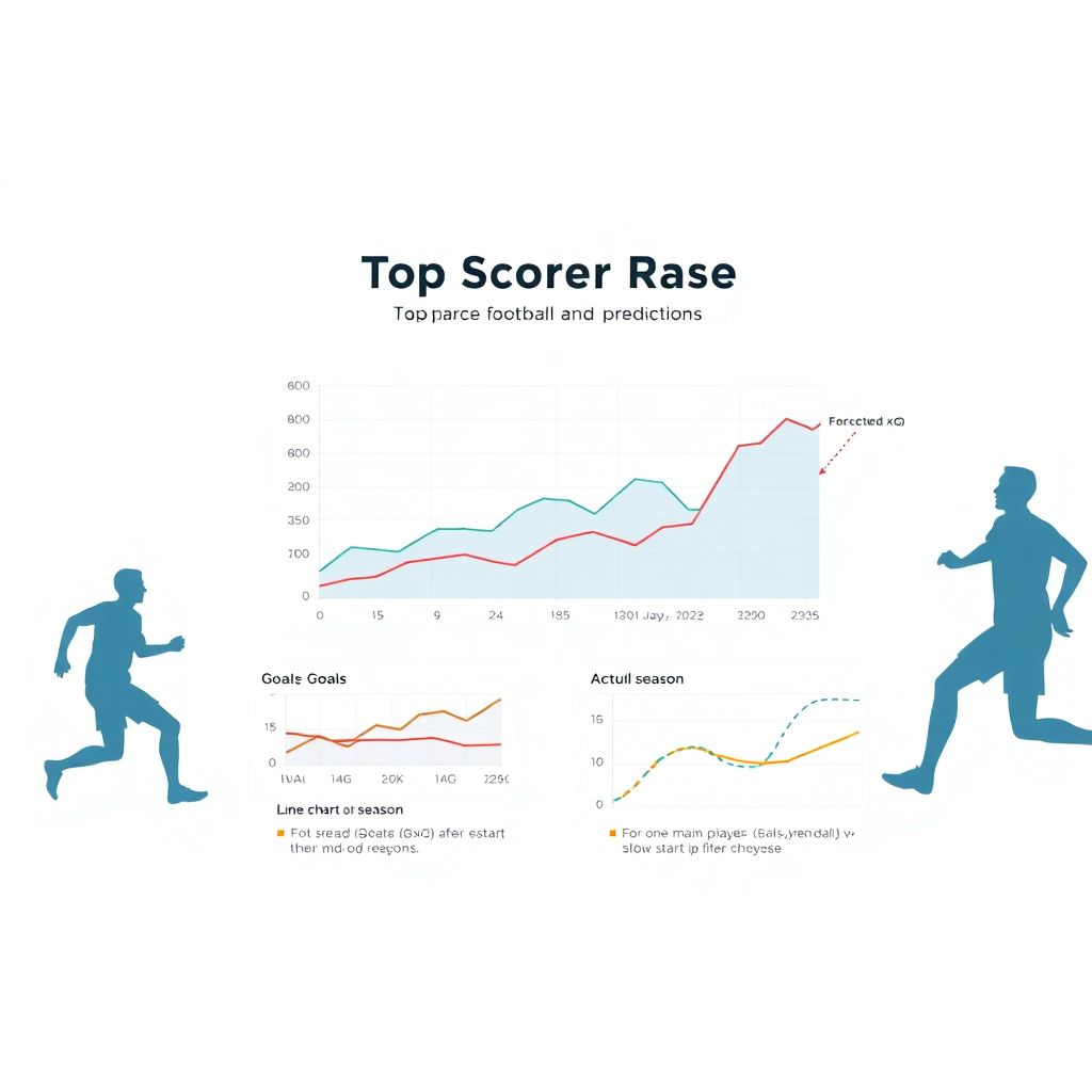 Гонка бомбардиров: сезонные графики и предикты голов в футболе