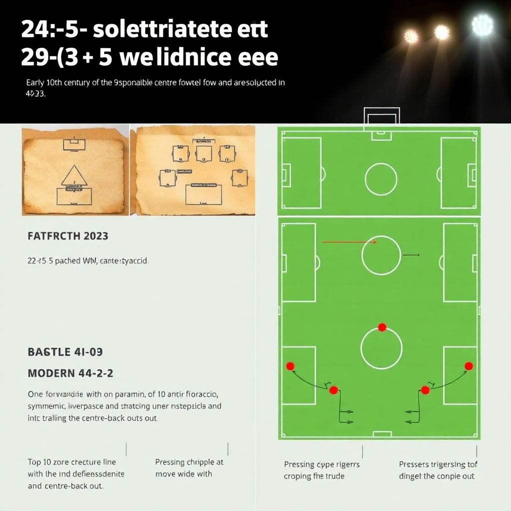 Современные схемы атаки: роль форварда в системах 4-4-2 и 4-3-3