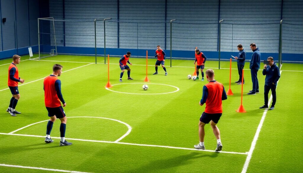 Тактика изоляции нападающих в зонах штрафной - иллюстрация