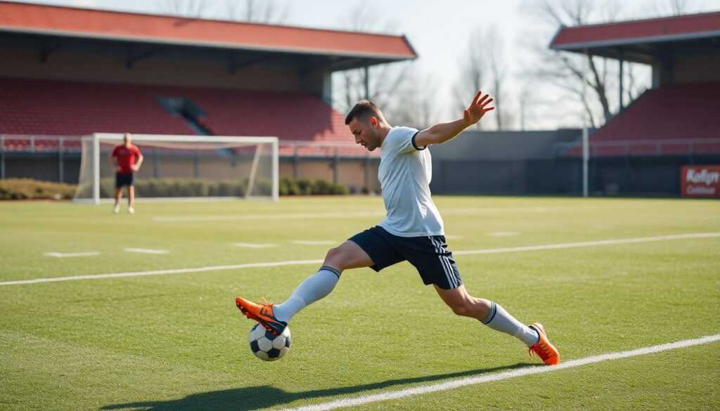 Гол на 90+: ключевые моменты удара нападающего - иллюстрация