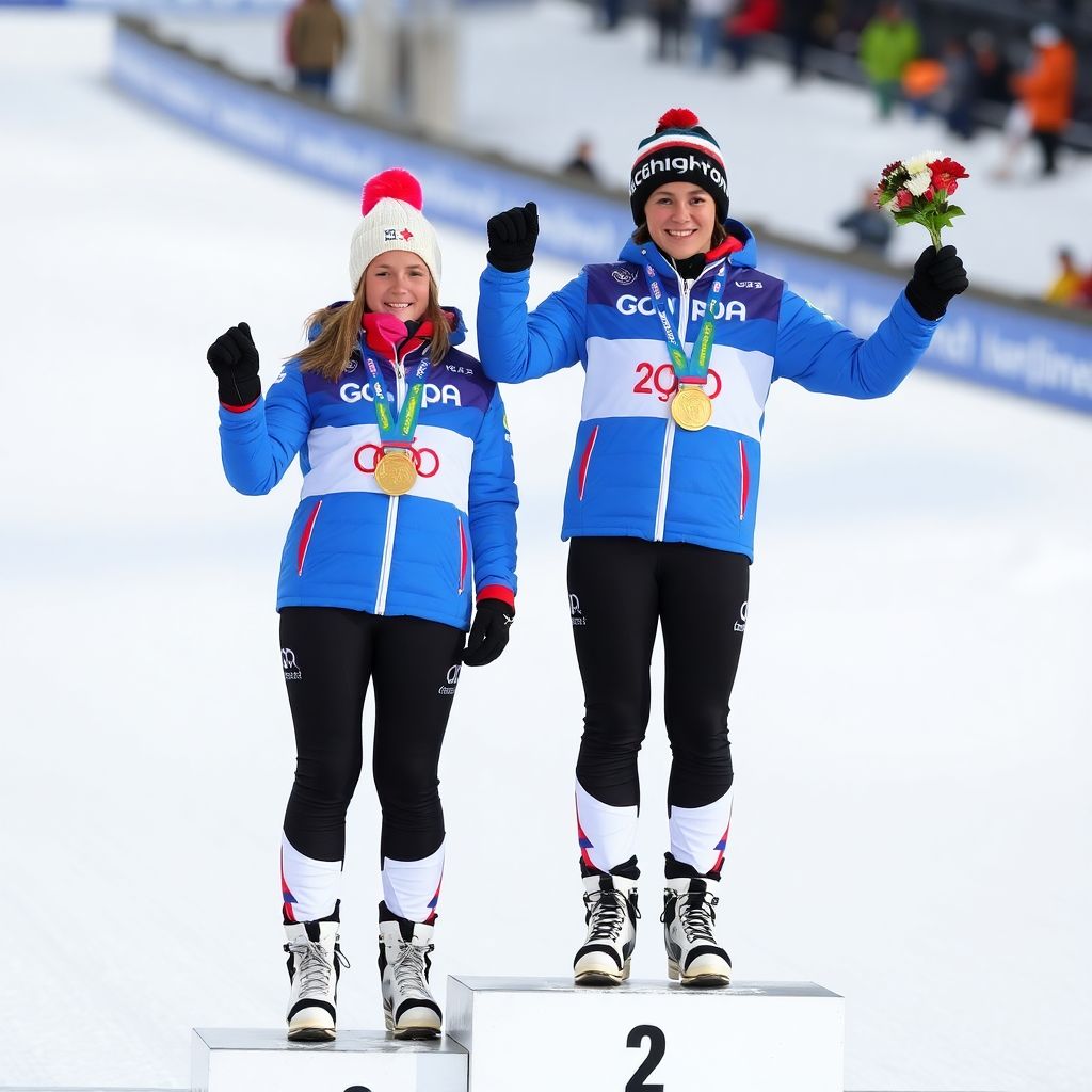 Российские скелетонисты взяли бронзу в смешанной эстафете юниорского ЧМ в Альтенберге