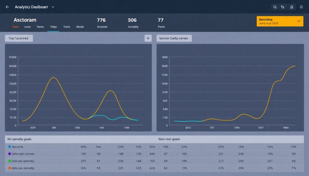 Гонка бомбардиров в цифрах: сводные графики - иллюстрация