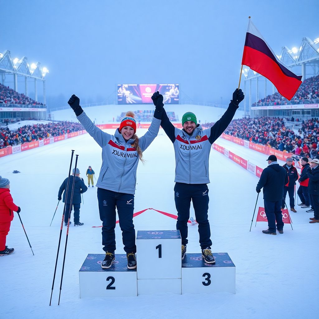 Чемпионат России по биатлону в Тюмени: семейный триумф Шевченко и Халили