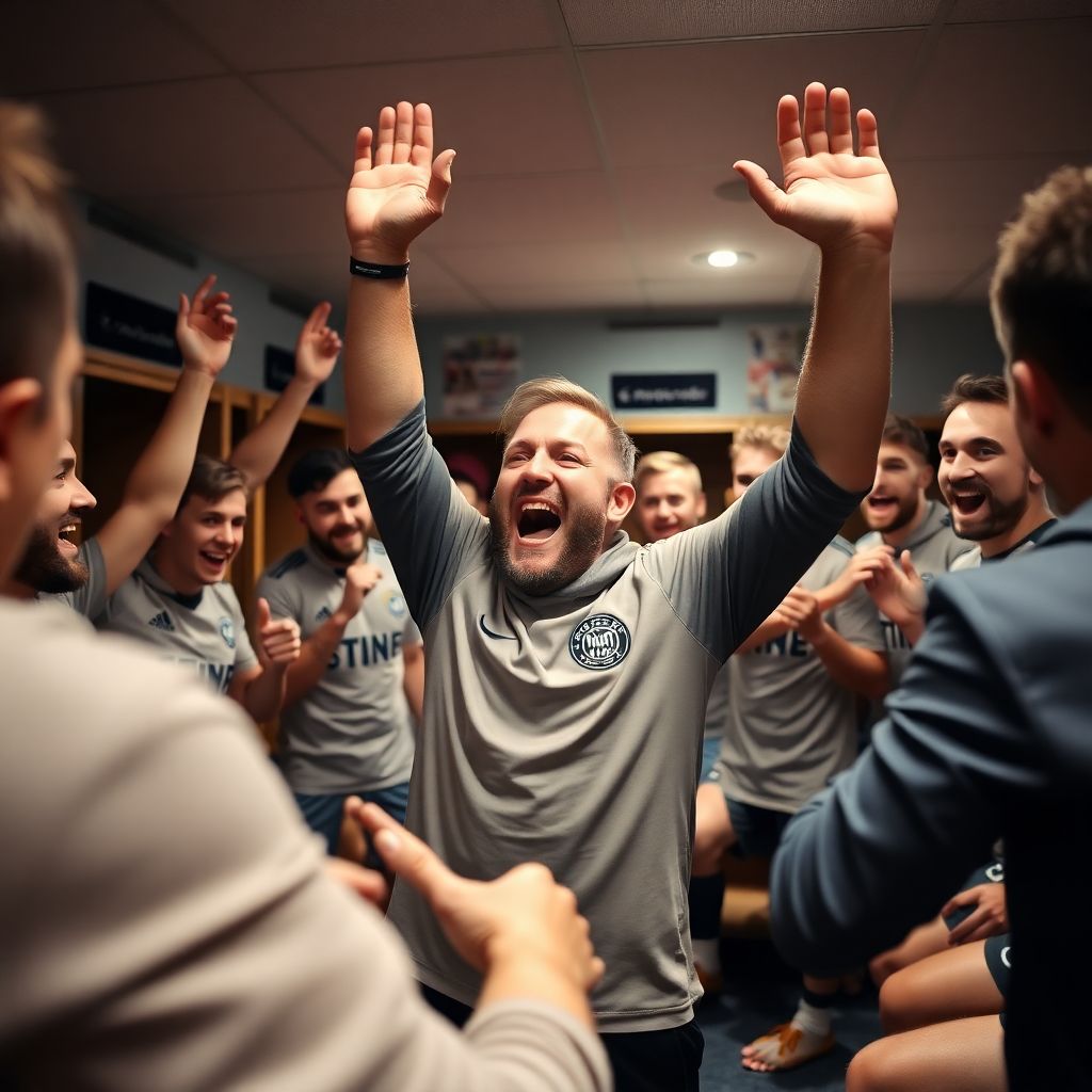 Зенит показал, как Миллер праздновал победу над Спартаком в раздевалке